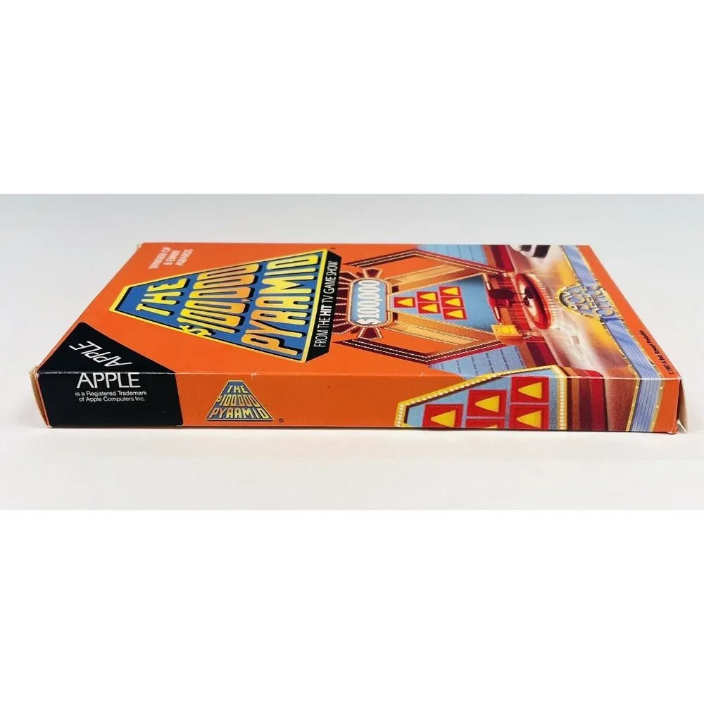 VTG 1987 Basada Box Office The $100,000 Pyramid Apple Game BOX ONLY **No Disk**